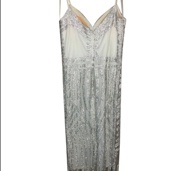 VP Collection Custom White Crystal Dress - Picture 6 of 9